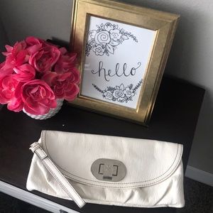 White NY&C clutch